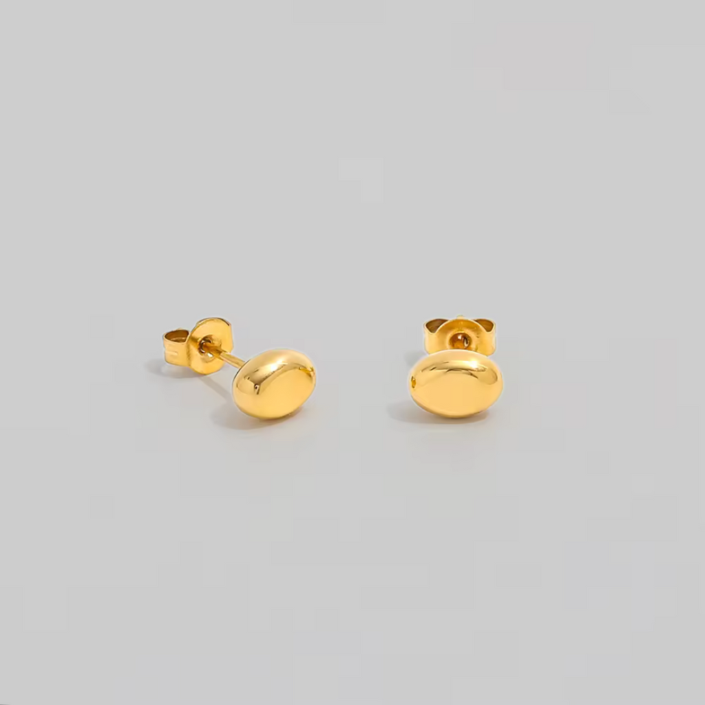 Steph Pebble Stud Earrings