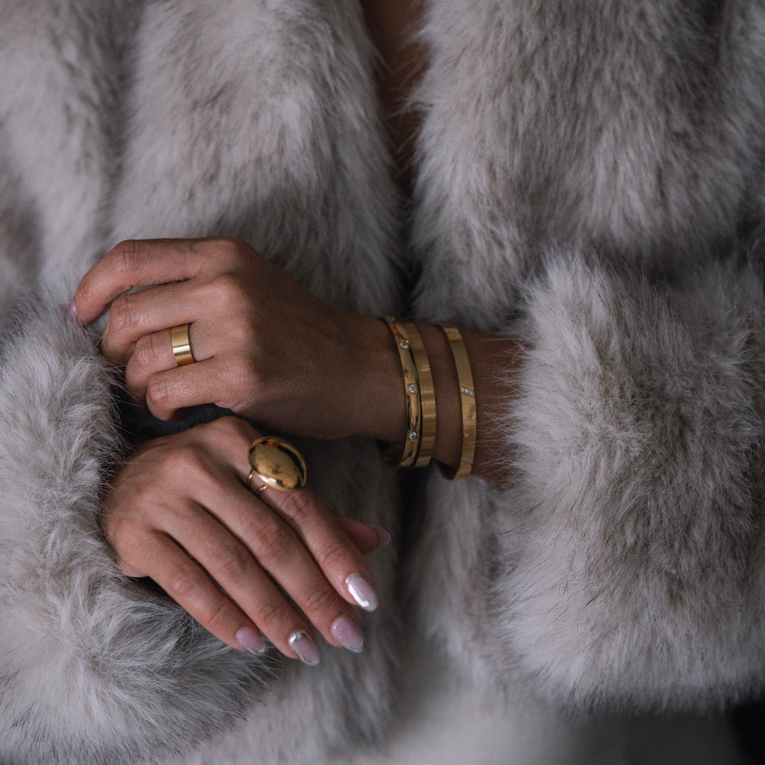 Estela CZ Bangle Bracelet