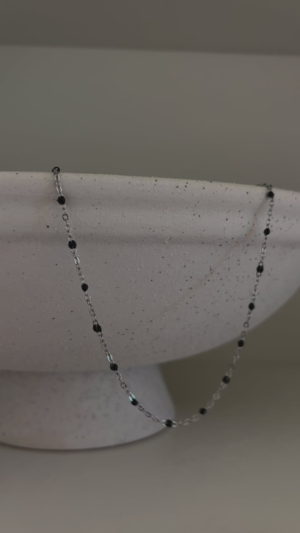 Noir Shorty Necklace | Silver