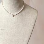 Lucía Tiny Freshwater Pearl Choker Necklace