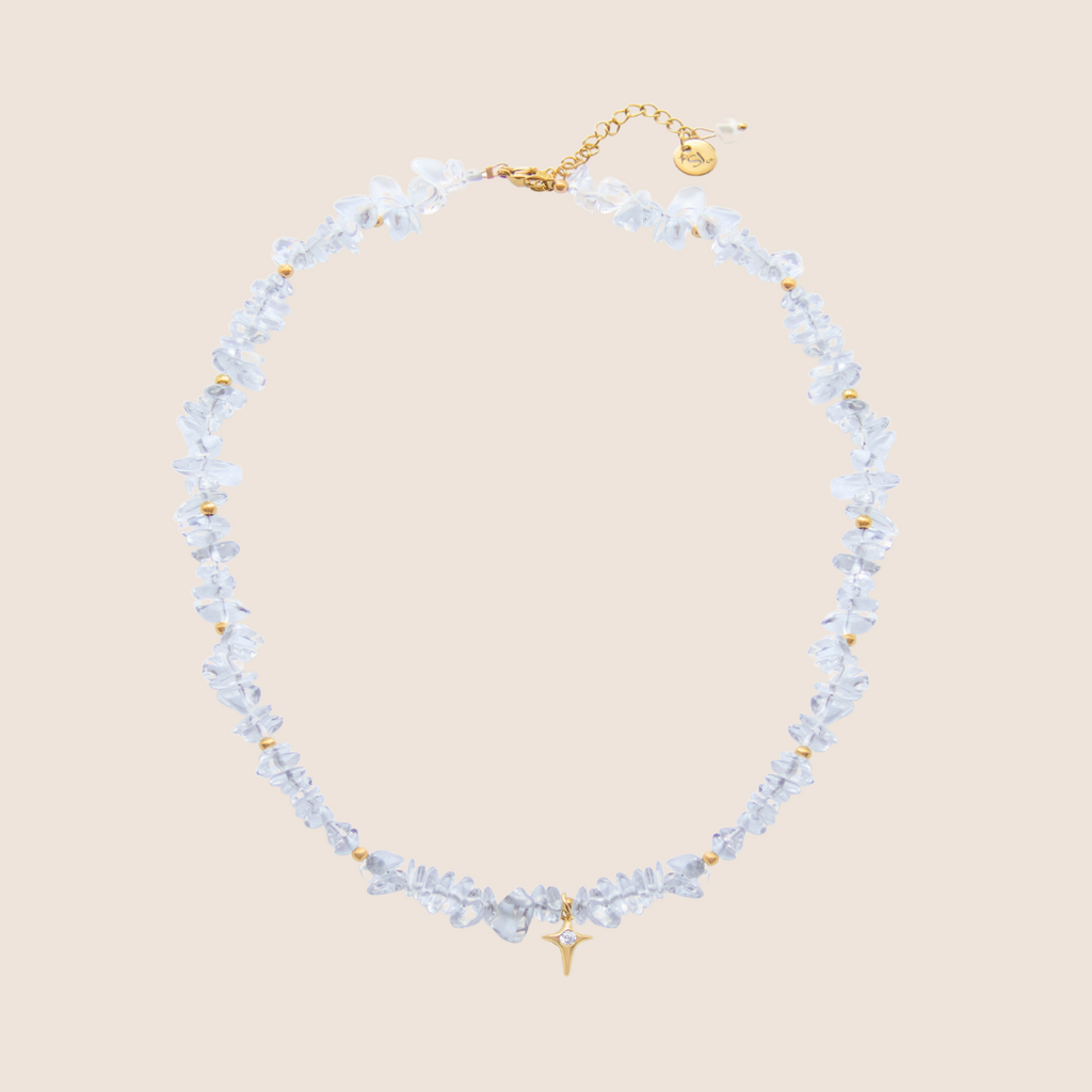 Shattered Crystal Quartz Necklace