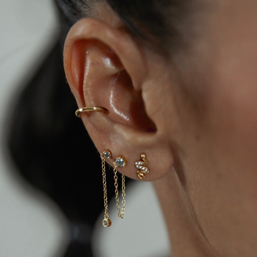 Penina Dainty Blue Ear Stack