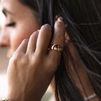 Starred Mini CZ Ring Band