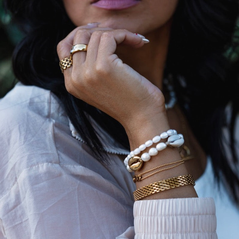 Olivia Mesh Band Ring
