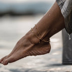 Sabina Satellite Chain Anklet | Gold