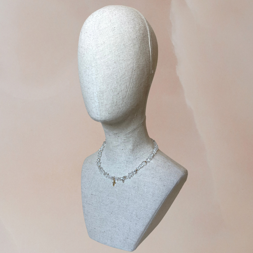 Shattered Crystal Quartz Necklace