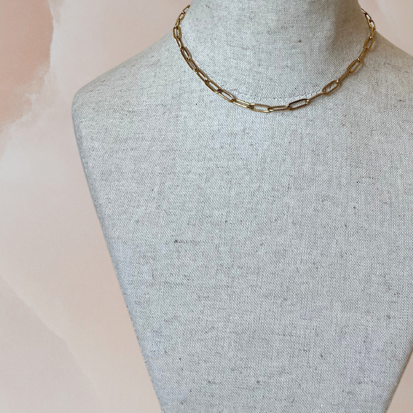 Liz Paperclip Minimalist Choker