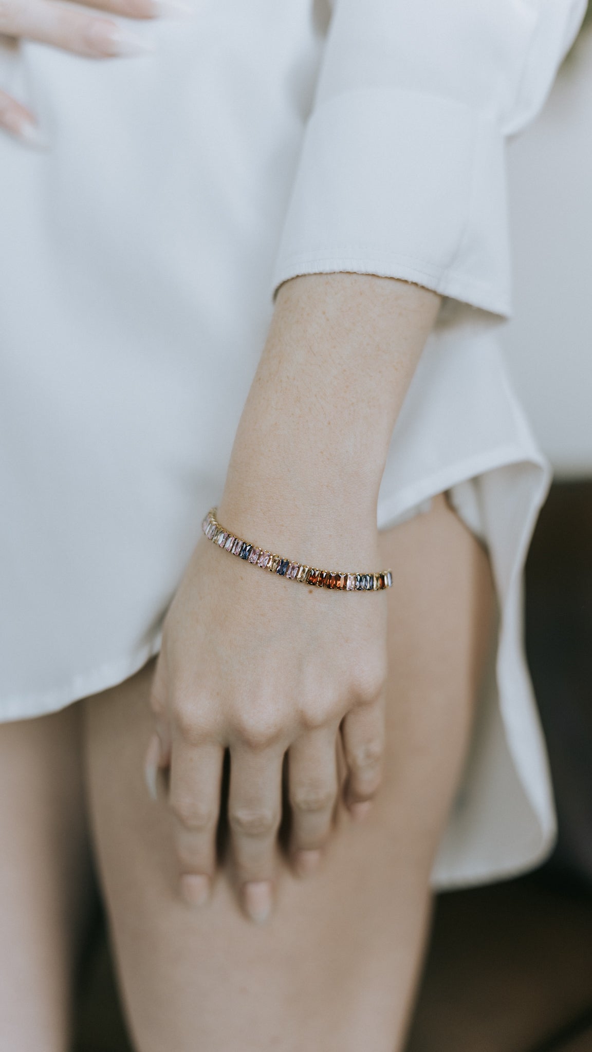 Cz best sale baguette bracelet