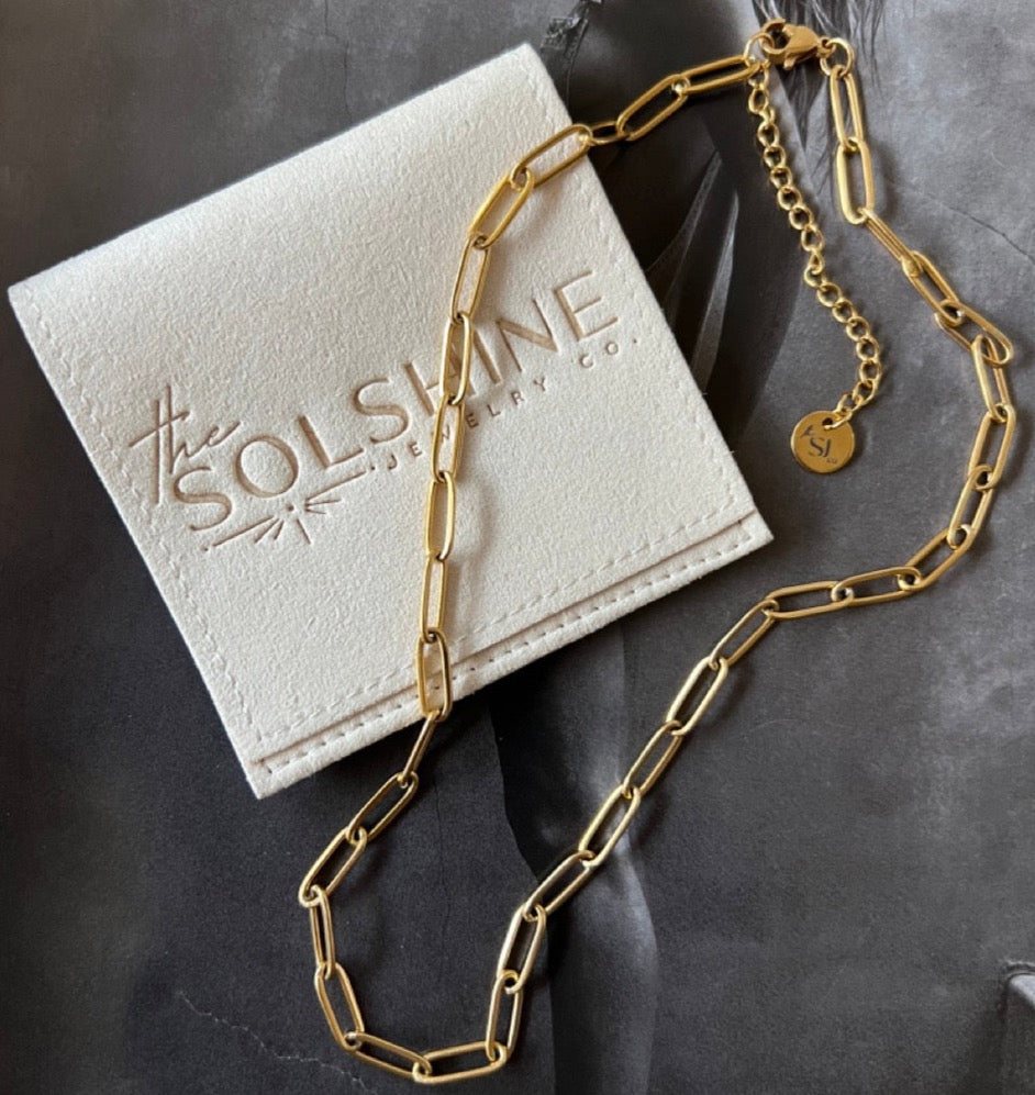 Liz Paperclip Minimalist Choker