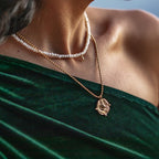 Lucía Tiny Freshwater Pearl Choker Necklace