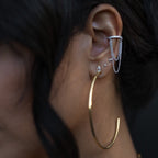 Jasmin Double Chain Ear Cuff | Gold