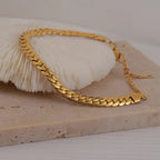 Allison Flat Cuban Bracelet In US | The Solshine Jewelry Co.