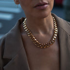 Chained XL Statement Necklace | Gold