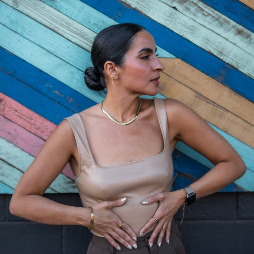 Betty Thick Miami Cuban Link Chain Necklace | Gold