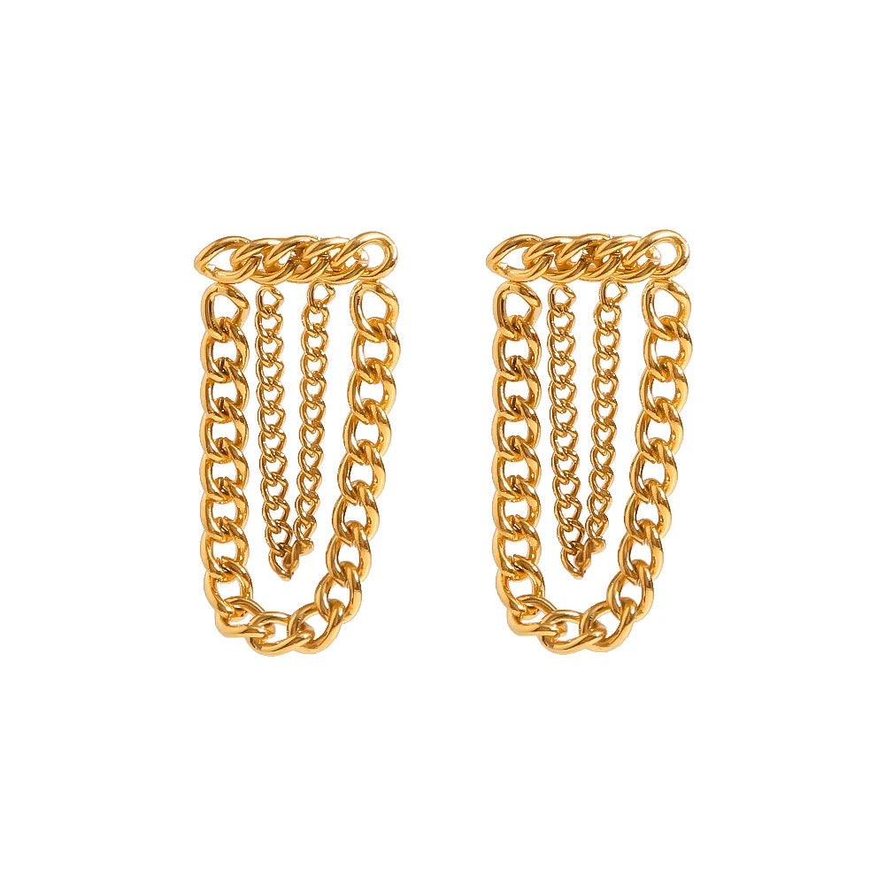 Bentley Drop Chain Earrings