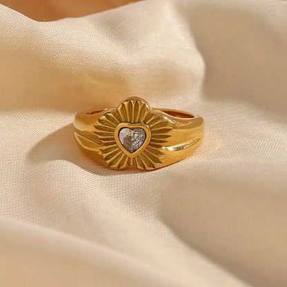 Sacred Heart Signet Ring
