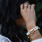 Dunas Figaro and Beaded Chain Bracelet