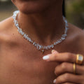 Shattered Crystal Quartz Necklace